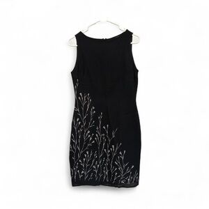 Vintage Y2K Era Isabella Bird Black Fairycore Embroidered Dress Size 4P